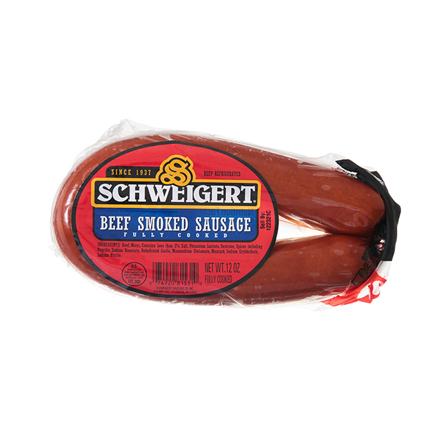 Kielbasa Smoked Sausage Ring Bologna From Schweigert Meats