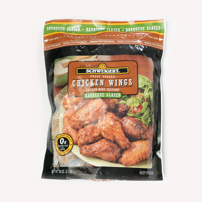 Scheweigert Chicken Wings - Barbecue Glazed - 32 oz.